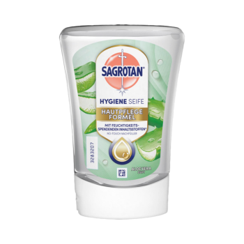 737413 Sagrotan No­Touch Nachfuellung Hygieneseife Hautpflegeformel Aloe Vera Duft, fuer autom. Seifenspender, 250ml